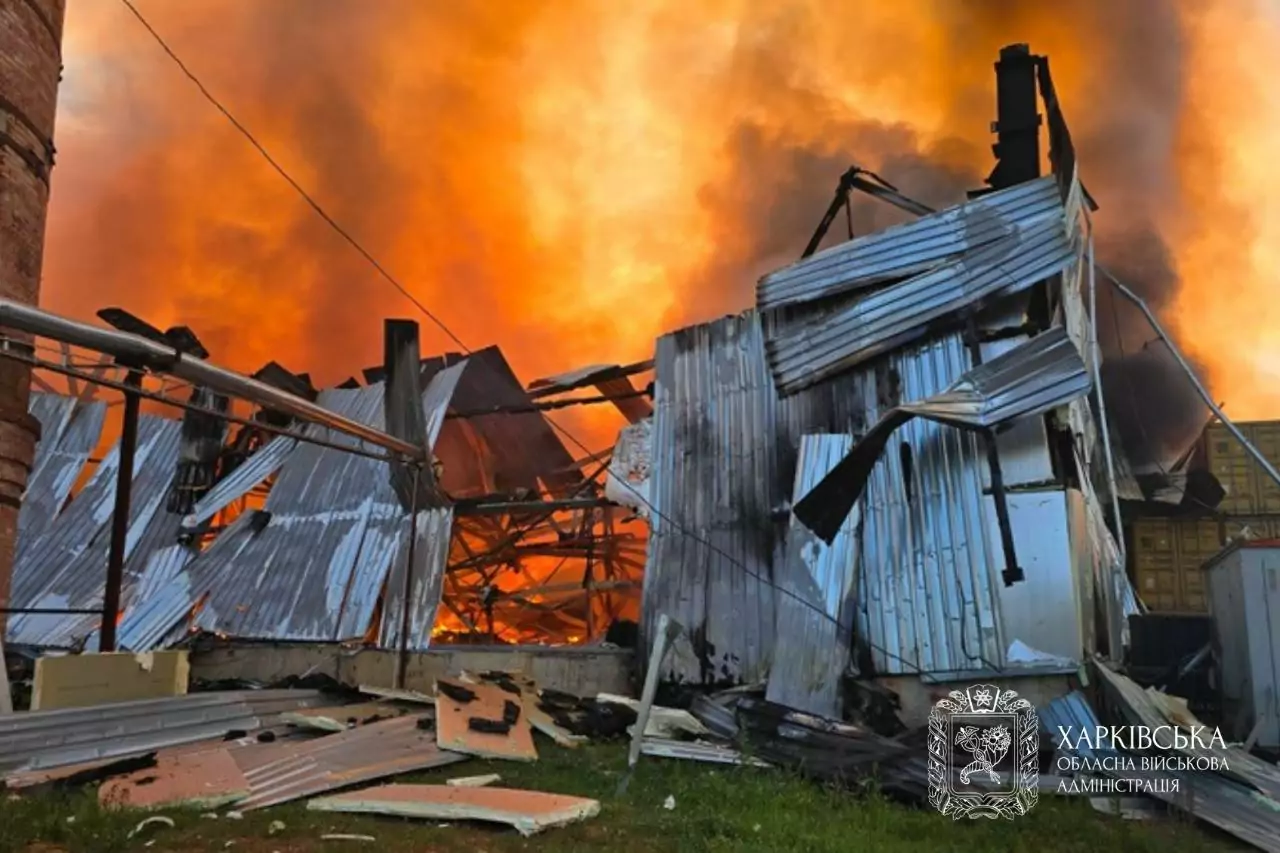 The consequences of the Russian attack on the Kholodnohirskyi district of Kharkiv on Jun. 19, 2026